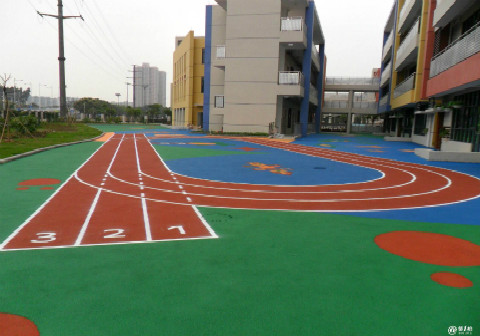 東陽(yáng)幼兒園塑膠跑道
