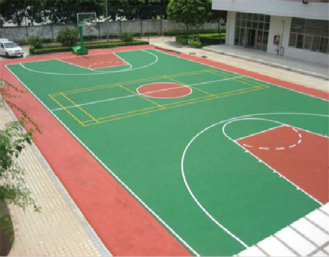 奉化市硅PU籃球場(chǎng)