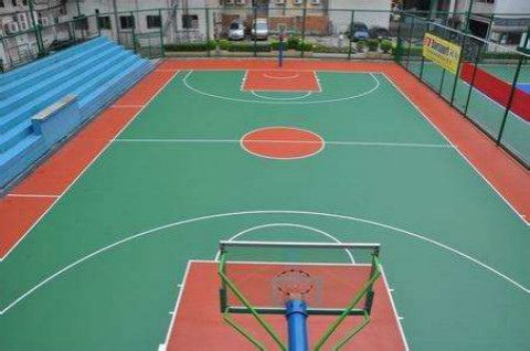 高郵市硅pu籃球場